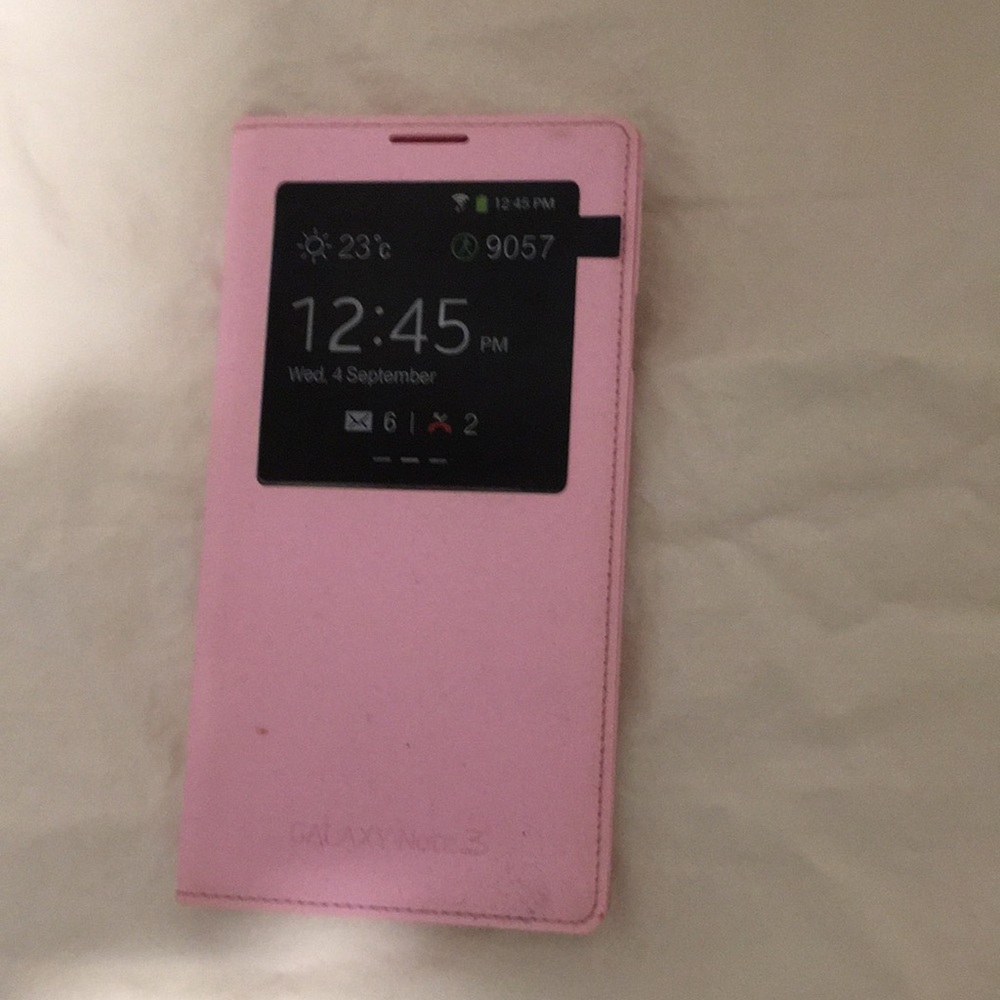samsung Note3 leather flap case